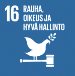 Agenda 2023 tavoite Rauha, oikeus ja hyvä hallinto