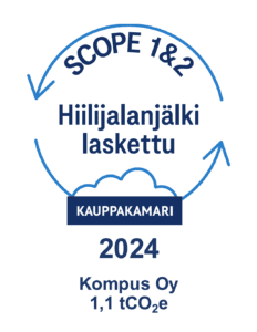 hiilijalanjälki laskettu